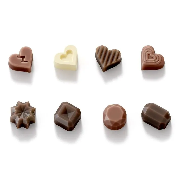 Zoku Chocolate Mold Set of 2 | Heart & Gems